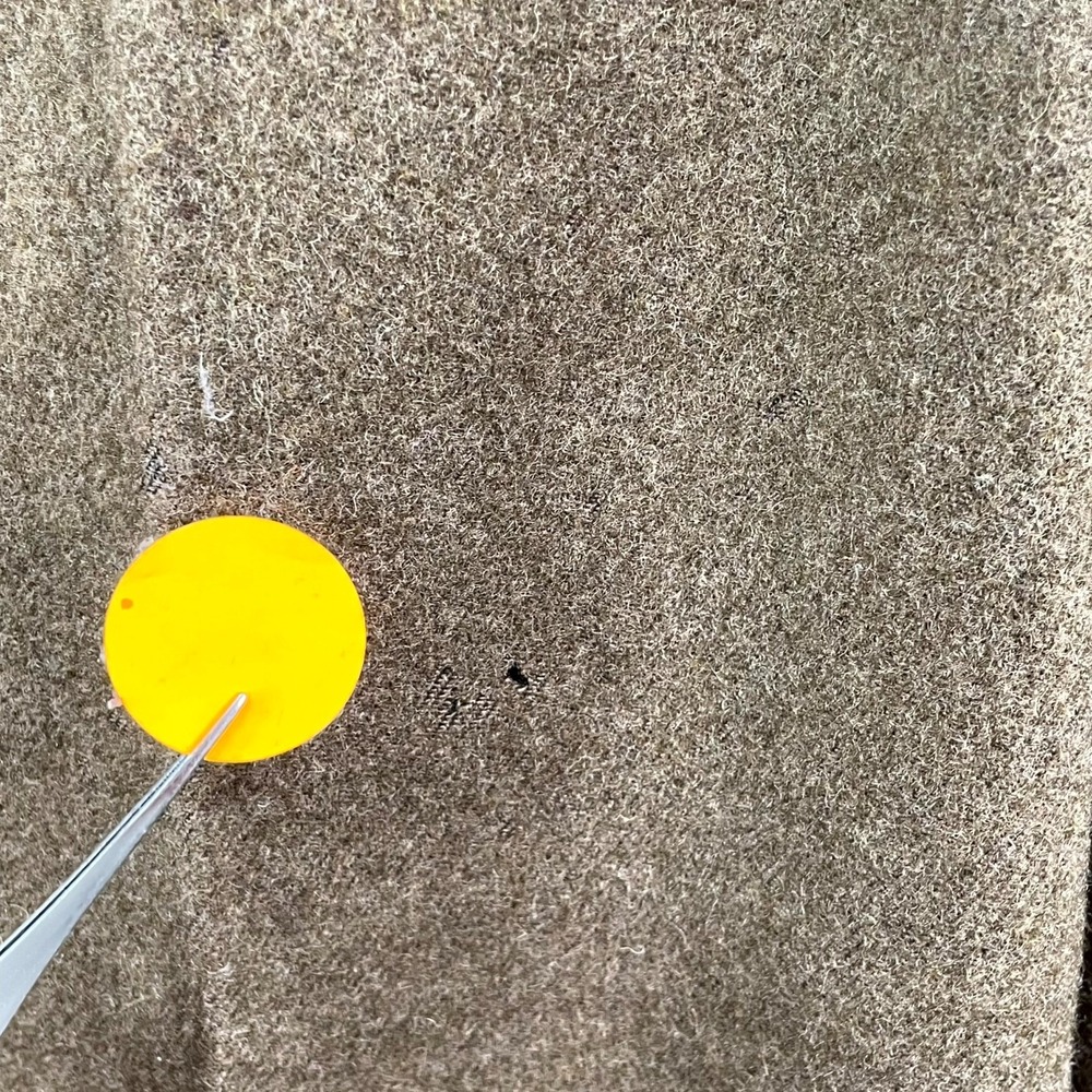 Vintage 1948 Belgian Military Field Pants Mens 27x28.5* Brown Wool Army Tactical - Picture 8 of 14